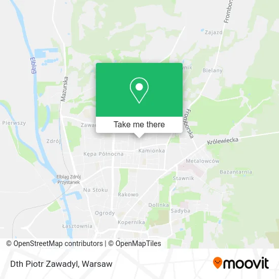 Dth Piotr Zawadyl map