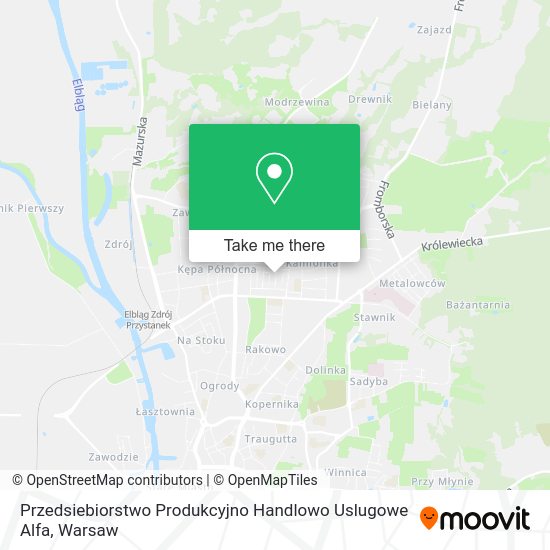 Przedsiebiorstwo Produkcyjno Handlowo Uslugowe Alfa map