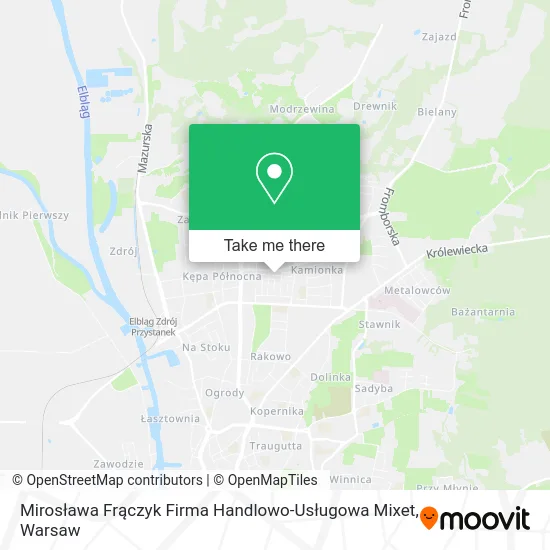 Mirosława Frączyk Firma Handlowo-Usługowa Mixet map