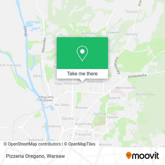 Pizzeria Oregano map
