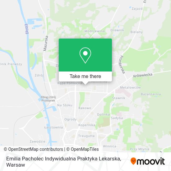 Emilia Pacholec Indywidualna Praktyka Lekarska map