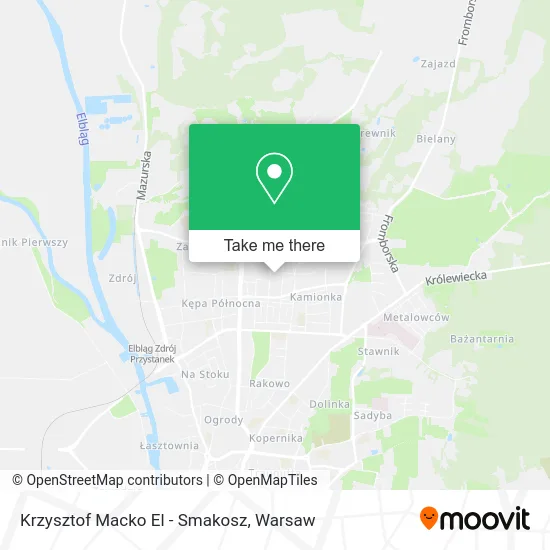 Krzysztof Macko El - Smakosz map