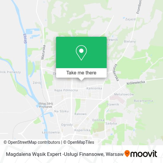 Magdalena Wąsik Expert -Usługi Finansowe map