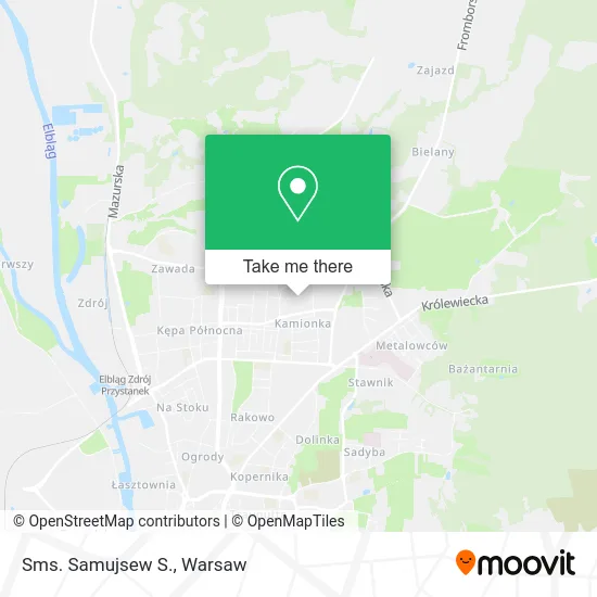 Sms. Samujsew S. map