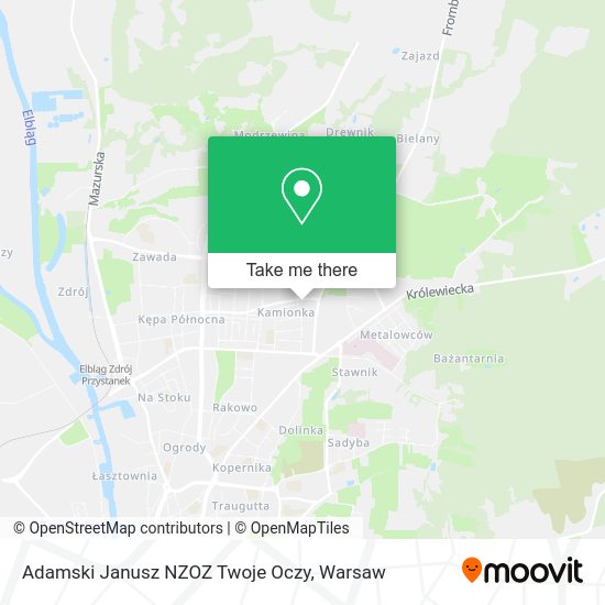 Adamski Janusz NZOZ Twoje Oczy map