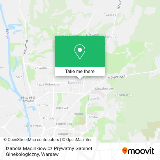 Izabela Macinkiewicz Prywatny Gabinet Ginekologiczny map