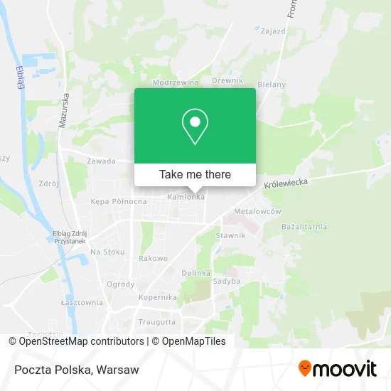 Poczta Polska map