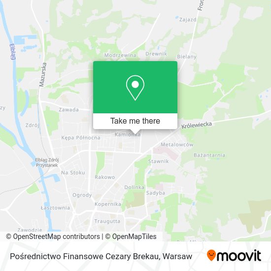 Pośrednictwo Finansowe Cezary Brekau map