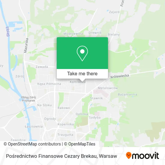 Pośrednictwo Finansowe Cezary Brekau map