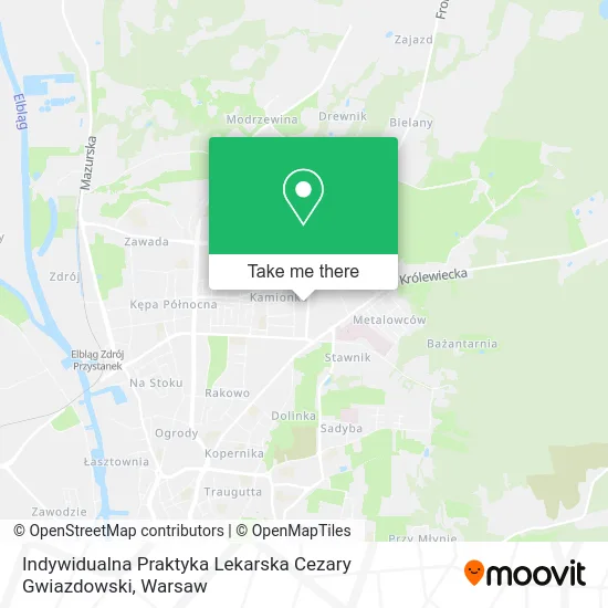 Indywidualna Praktyka Lekarska Cezary Gwiazdowski map