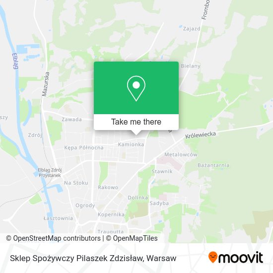 Sklep Spożywczy Pilaszek Zdzisław map