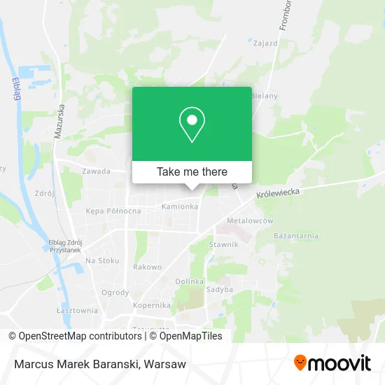 Marcus Marek Baranski map