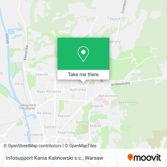 Infosupport Kania Kalinowski s.c. map