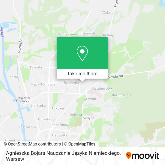 Agnieszka Bojara Nauczanie Języka Niemieckiego map