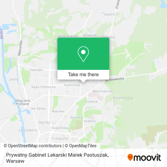 Prywatny Gabinet Lekarski Marek Pastuszak map