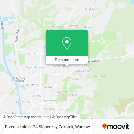 Przedszkole nr 24 Słoneczny Zakątek map