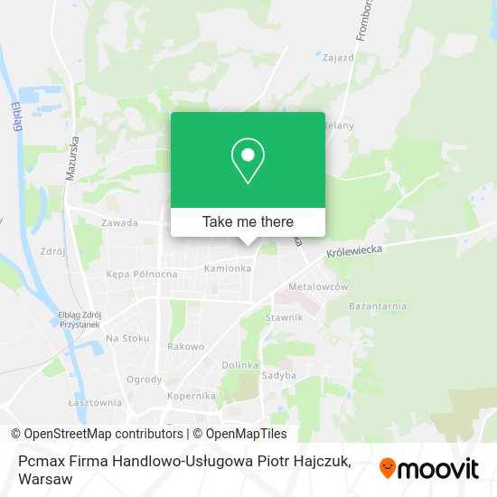 Pcmax Firma Handlowo-Usługowa Piotr Hajczuk map