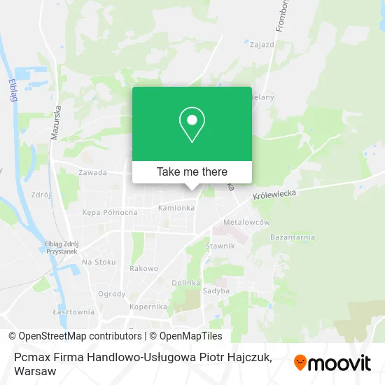 Pcmax Firma Handlowo-Usługowa Piotr Hajczuk map
