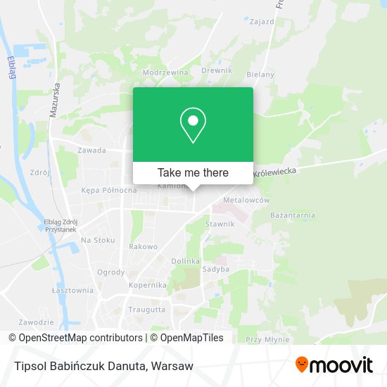 Tipsol Babińczuk Danuta map