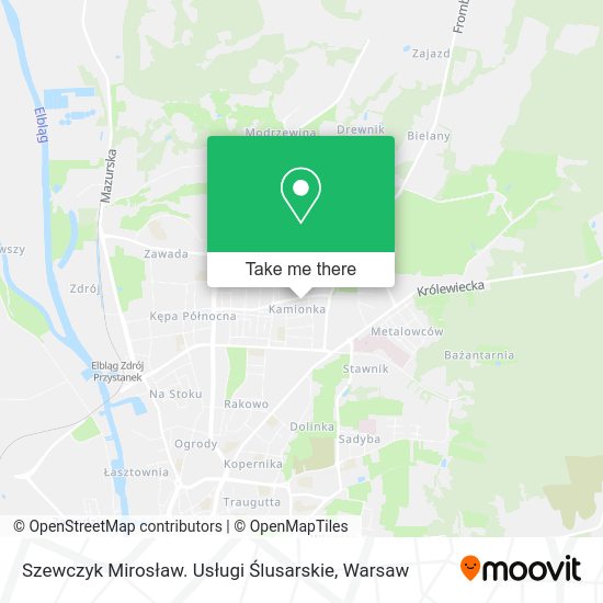 Szewczyk Mirosław. Usługi Ślusarskie map