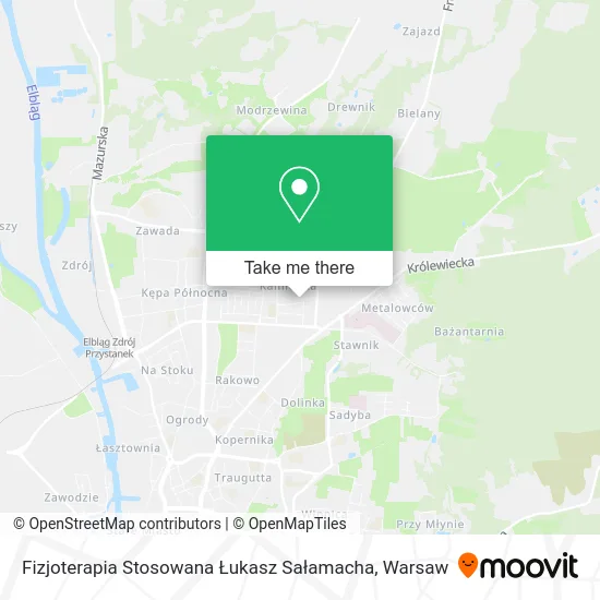 Fizjoterapia Stosowana Łukasz Sałamacha map