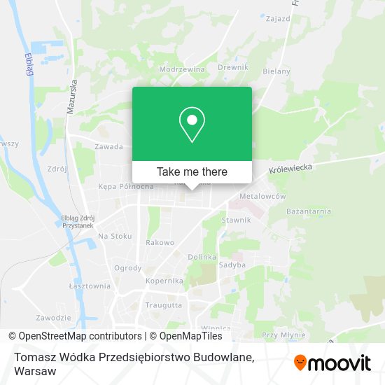 Tomasz Wódka Przedsiębiorstwo Budowlane map