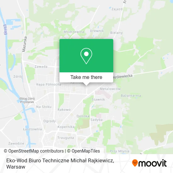 Eko-Wod Biuro Techniczne Michał Rajkiewicz map