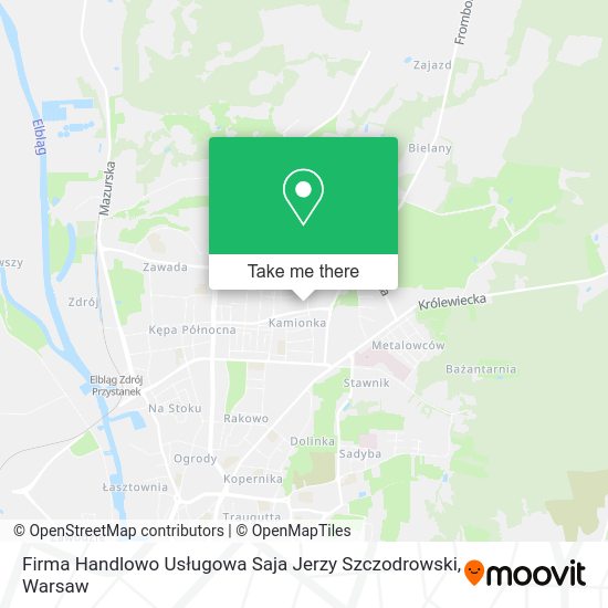 Firma Handlowo Usługowa Saja Jerzy Szczodrowski map