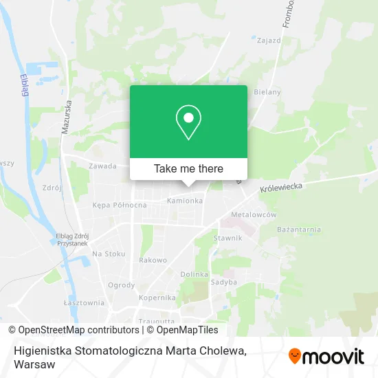 Higienistka Stomatologiczna Marta Cholewa map