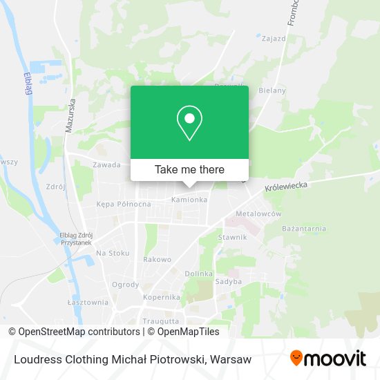 Loudress Clothing Michał Piotrowski map