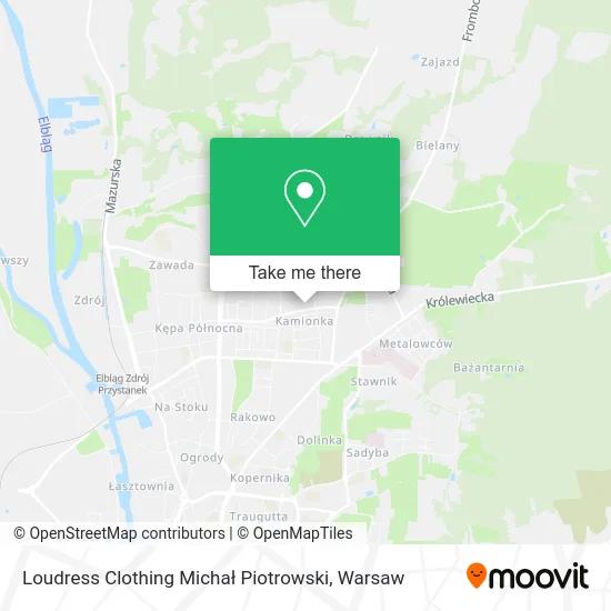 Loudress Clothing Michał Piotrowski map