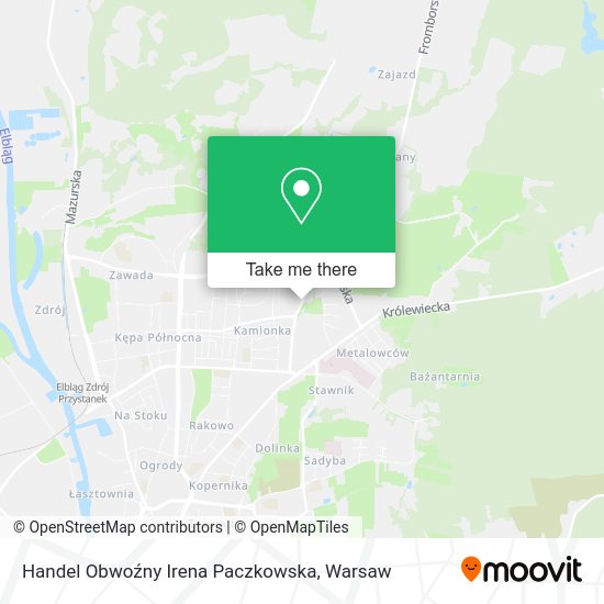 Handel Obwoźny Irena Paczkowska map