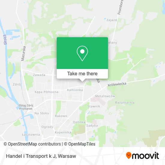 Handel i Transport k J map