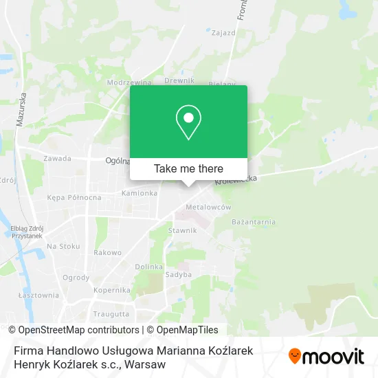 Firma Handlowo Usługowa Marianna Koźlarek Henryk Koźlarek s.c. map