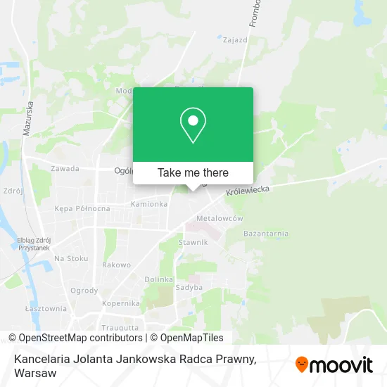 Kancelaria Jolanta Jankowska Radca Prawny map