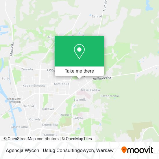 Agencja Wycen i Uslug Consultingowych map