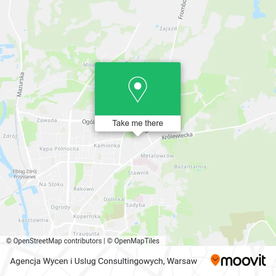 Agencja Wycen i Uslug Consultingowych map