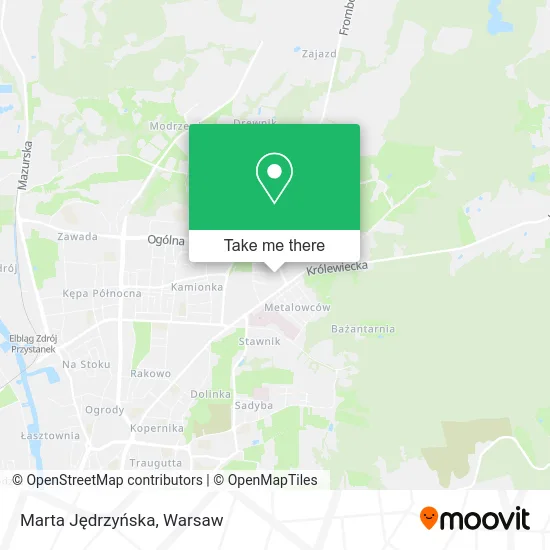 Marta Jędrzyńska map