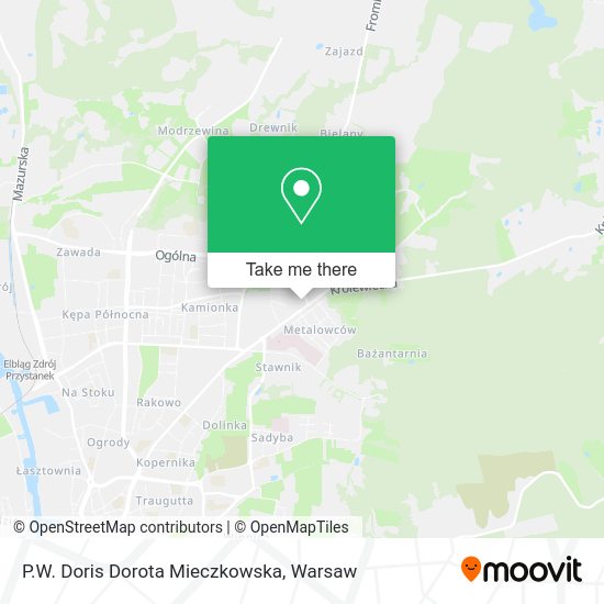 P.W. Doris Dorota Mieczkowska map