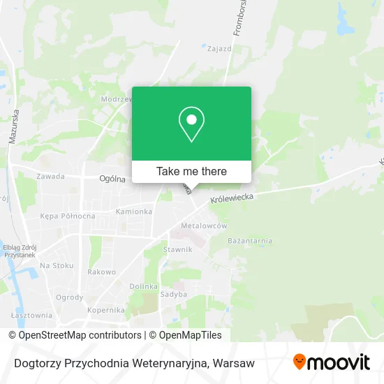 Карта Dogtorzy Przychodnia Weterynaryjna