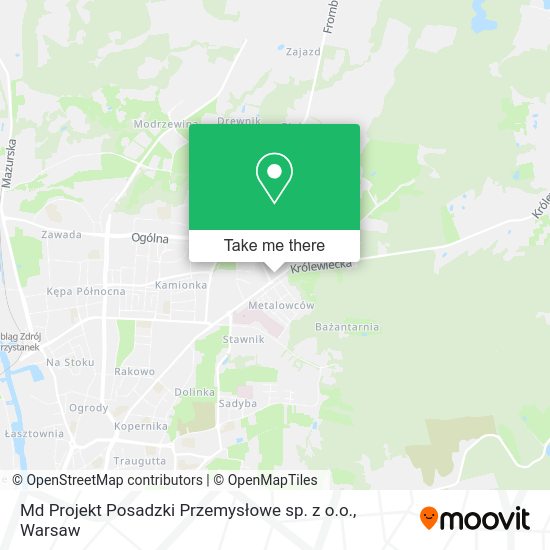 Md Projekt Posadzki Przemysłowe sp. z o.o. map