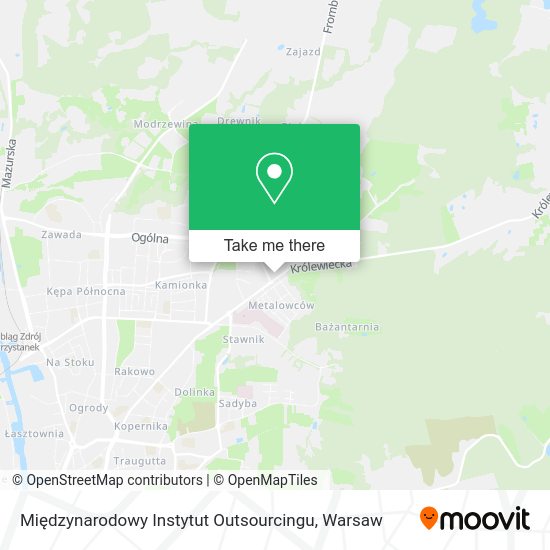 Międzynarodowy Instytut Outsourcingu map