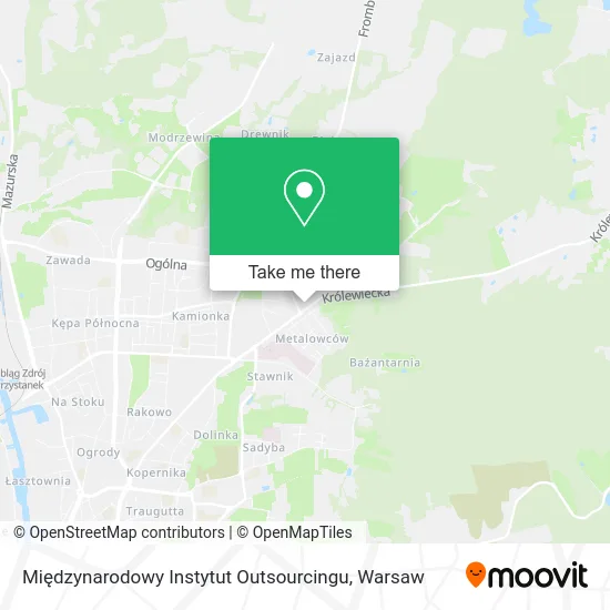 Międzynarodowy Instytut Outsourcingu map