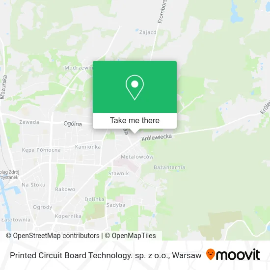 Printed Circuit Board Technology. sp. z o.o. map