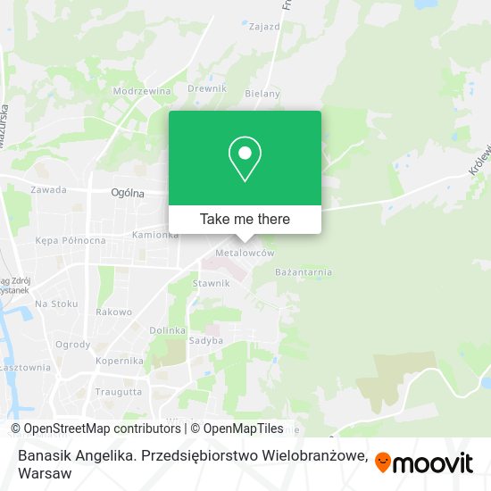 Banasik Angelika. Przedsiębiorstwo Wielobranżowe map