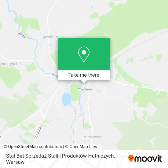 Карта Stal-Bet Sprzedaż Stali i Produktów Hutniczych