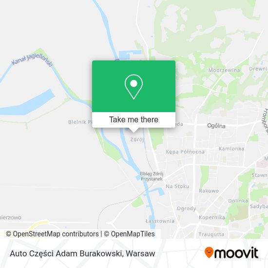 Auto Części Adam Burakowski map