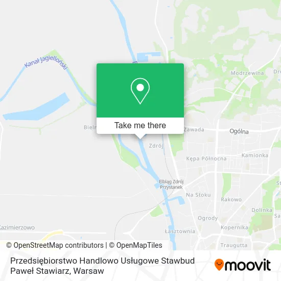 Przedsiębiorstwo Handlowo Usługowe Stawbud Paweł Stawiarz map