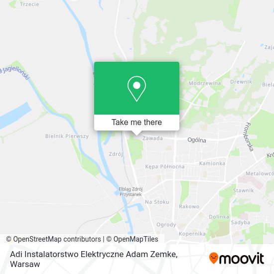 Adi Instalatorstwo Elektryczne Adam Zemke map