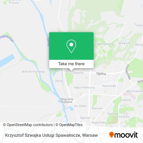 Krzysztof Szwajka Usługi Spawalnicze map